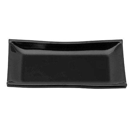 Travessa Melamina Oriental Prato Retangular Japonesa 30cm