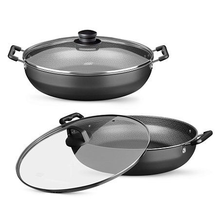 Panela Disco Alto Supra Multiuso Antiaderente 7,5L 36cm Mta