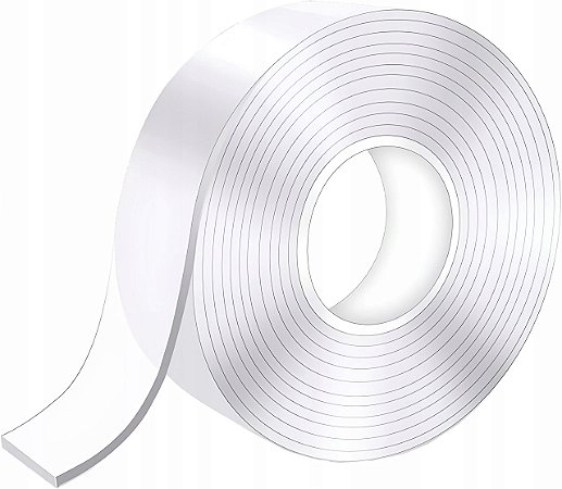 Fita Adesiva Transparente NanoGel Dupla Face Alta Fixação 3M