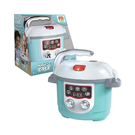 Panela Elétrica Arroz Brinquedo Sai Fumaça Luz Som Infantil