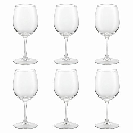 Jogo de Taças para Vinho Lanty Legacy 6 Peças 465 ml