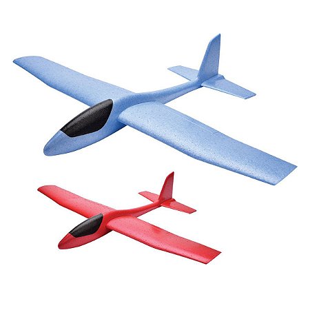 Avião Planador 85cm Super Leve Brinquedo Infantil Voo Longo