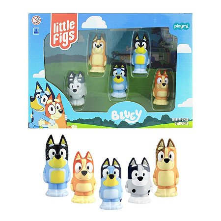 Miniaturas Bluey Dedoches de Vinil Fantoches de Dedo