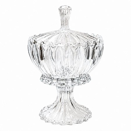 Potiche Royale High Decorativo com Tampa Porta Doces 25 cm