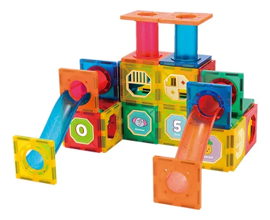 Blocos De Montar Encaixe Magnéticos Brinquedo Infantil Imãs