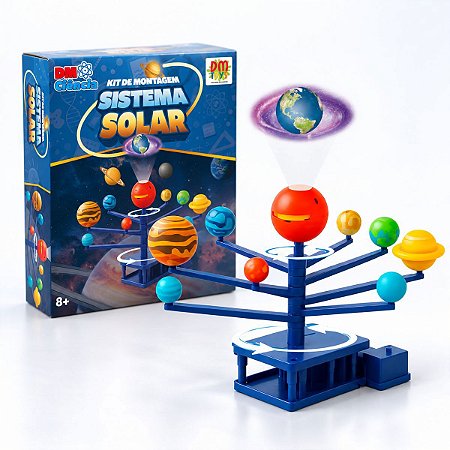 Kit Montagem Sistema Solar Planetário Projetor para Montar