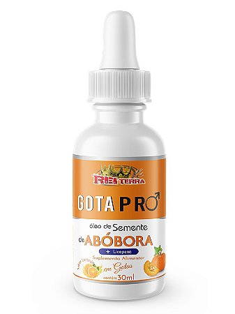 Óleo de semente de Abóbora + Licopeno 30ml - Rei Terra