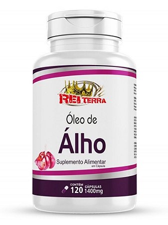 Óleo de Alho 120 Caps  250mg - Rei Terra