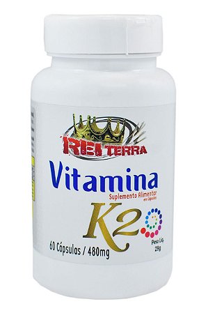 Vitamina K2 60 Caps - 480 MG - 60 Capsulas