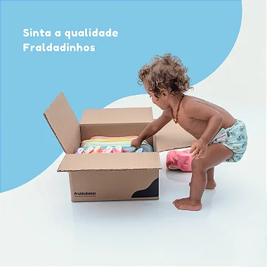 Enxoval 24 Fraldas Ecológicas Fraldadinhos