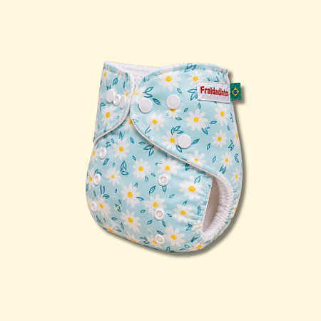 Fralda ecológica Margarida | Coleção Fraldadinhos