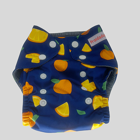 Fralda de piscina reutilizável - LARANJA FRUTA