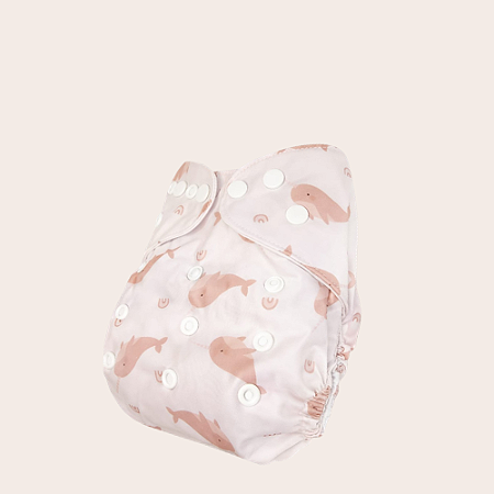 Fralda ecológica - Baleia