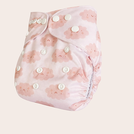 Fralda ecológica - Nuvens