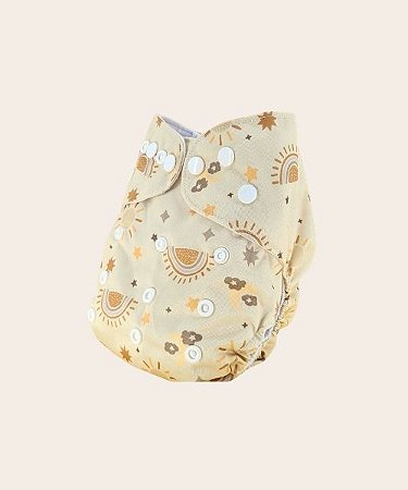 Fralda ecológica - Boho sol