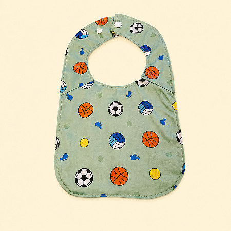 Babador impermeável Esportes | Coleção Fraldadinhos