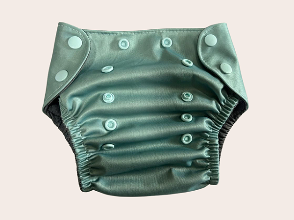 Fralda de piscina reutilizavel - Verde água