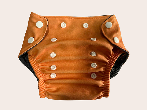 Fralda de piscina reutilizavel - Laranja