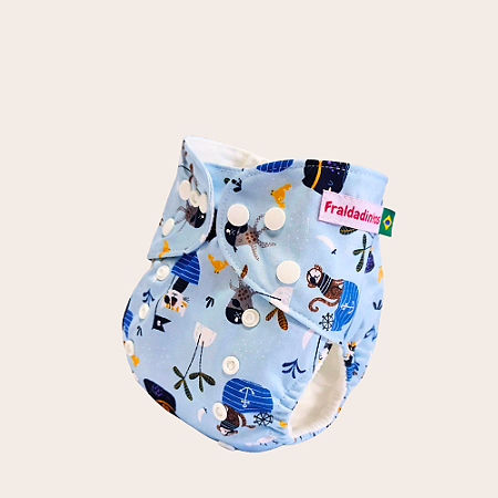 Fralda Ecológica Fraldadinhos - Bichinhos nauticos