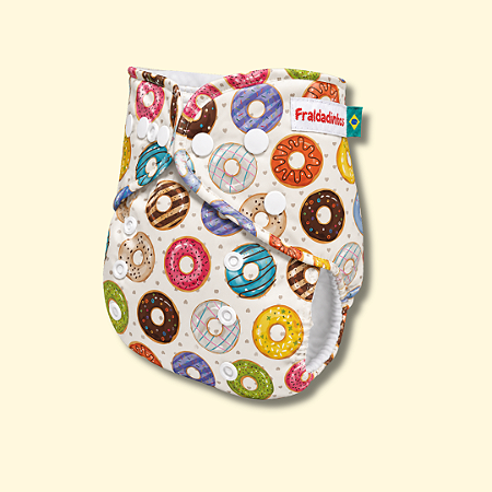 Fralda ecológica Donuts | Coleção Fraldadinhos