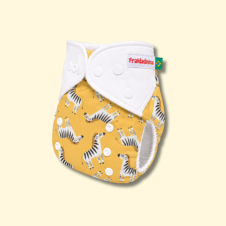 Fralda ecológica Zebrinha | Coleção Fraldadinhos