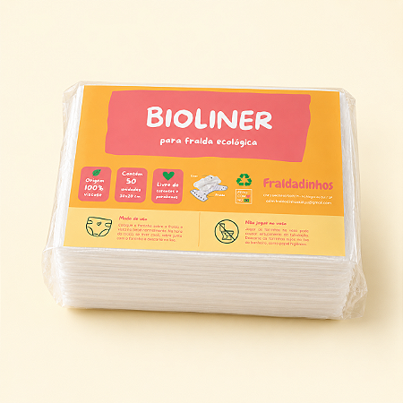 1 Pacote | Bioliner Fraldadinhos 50 folhas