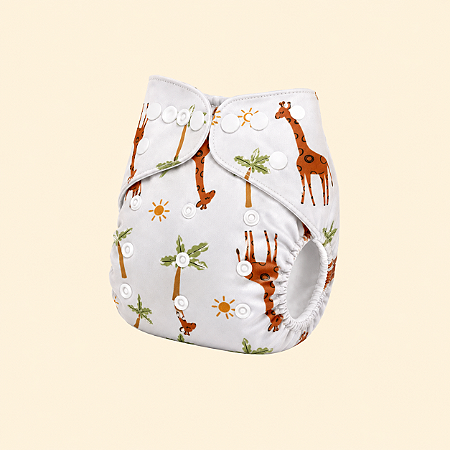 Fralda ecológica Girafas | Coleção Importada