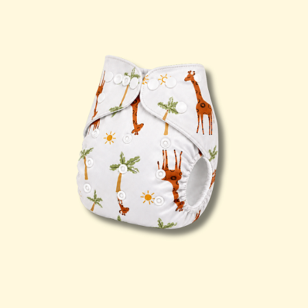 Fralda ecológica Girafas | Coleção Importada