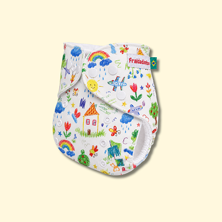 Fralda ecológica Desenhos | Coleção Fraldadinhos