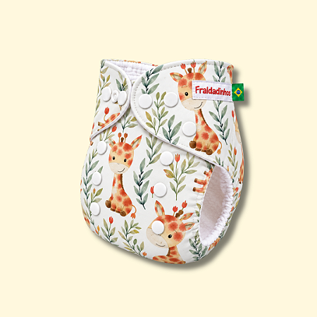 Fralda ecológica Baby Girafa | Coleção Fraldadinhos