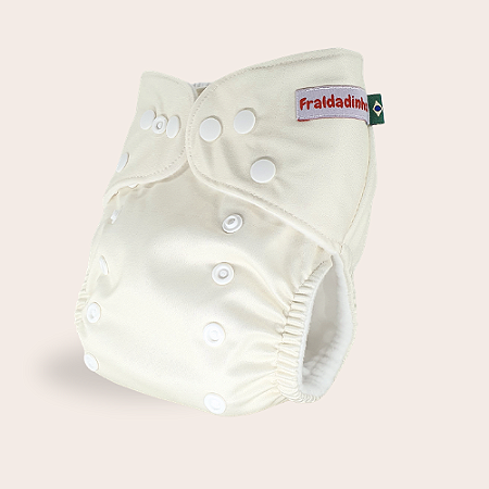 Fralda ecológica - Lisa - Branca