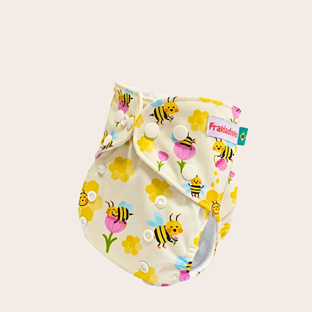 Fralda ecológica - Fraldadinhos Abelhas
