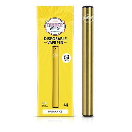 Descartavel - Dinner Lady - Banana Ice - 400 puffs - 50mg