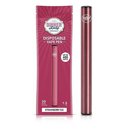 Descartavel - Dinner Lady - Strawberry Ice - 400 puffs - 50mg