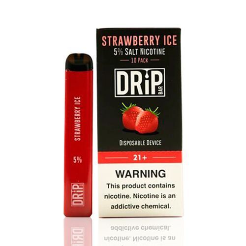 Descartavel - Drip Bar - Strawberry Ice - 50mg - 400 puffs