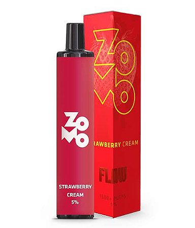 Descartavel - ZOMO - Strawberry Cream - 1500 puffs - 5% nic