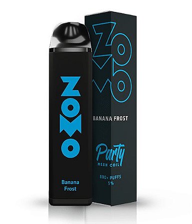 Descartavel - ZOMO - Banana Frost - Party - 800 puffs