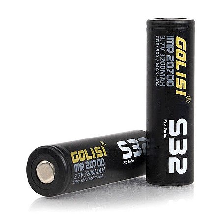 Bateria - Golisi - IMR 20700 - 30A - 3200mAh - Flat Top