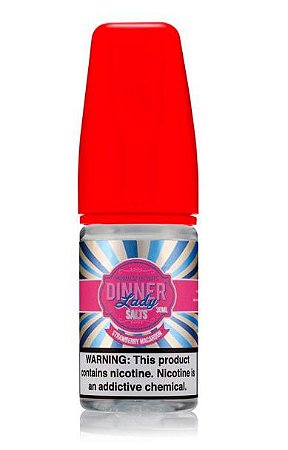 Dinner Lady Salt Strawberry Macaroon 30ml