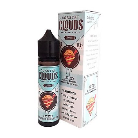 Coastal Clouds Iced Bloo Orange Mango Snow Cone 60ml