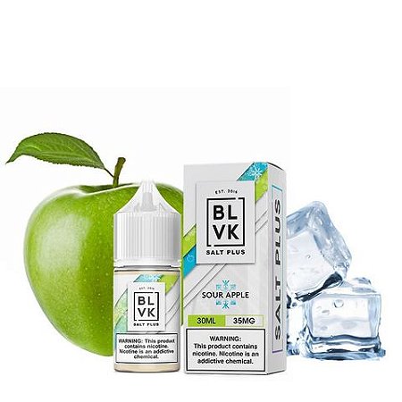 Salt - BLVK - Sour Apple - 30ml