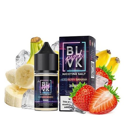 Salt - BLVK - Pink Iced Berry Banana - 30ml