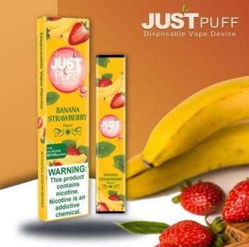 Descartavel - JustPuff - Banana Strawberry - 450 puffs
