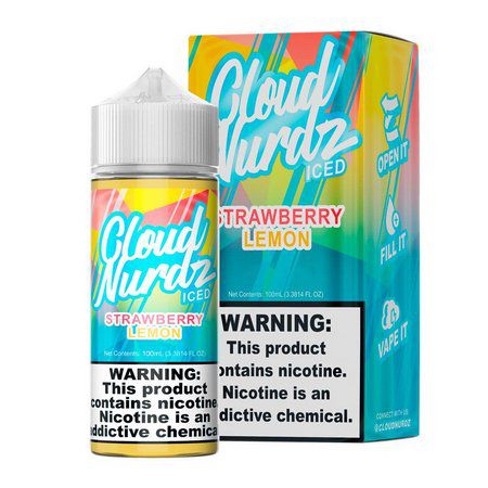 Juice - Cloud Nurdz - Strawberry Lemon Iced - 100ml