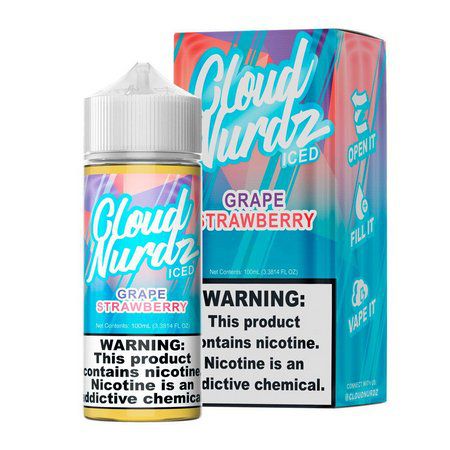 Juice - Cloud Nurdz - Grape Strawberry - 100ml