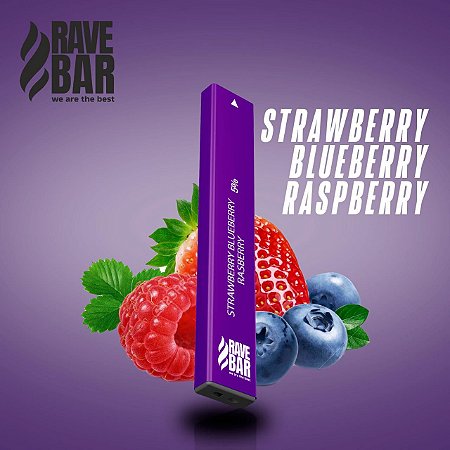 Descartavel - Rave Bar - Strawberry Blueberry Raspberry - 400 puffs