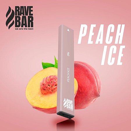 Descartavel - Rave Bar - Peach Ice - 400 puffs