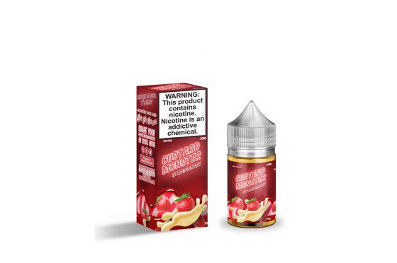 Salt - Monster - Custard Monster Strawberry - 30ml