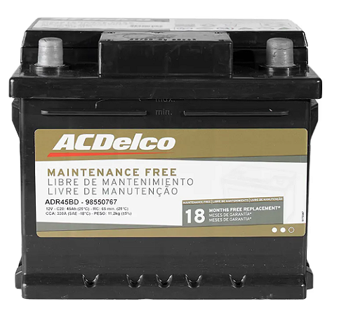 Bateria Acdelco 45ah