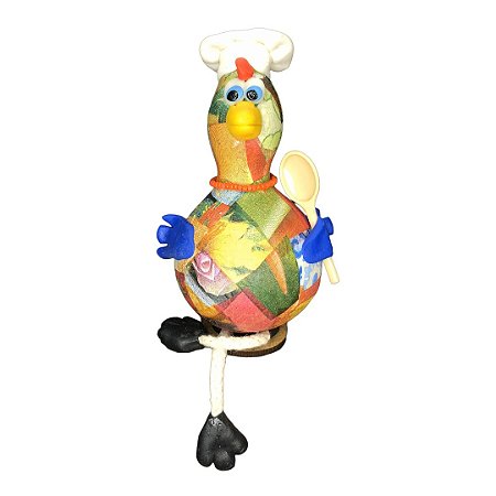 Galinha de Cabaça Gourmet Chef de Cozinha c/ Pernas – 10 a 12 cm